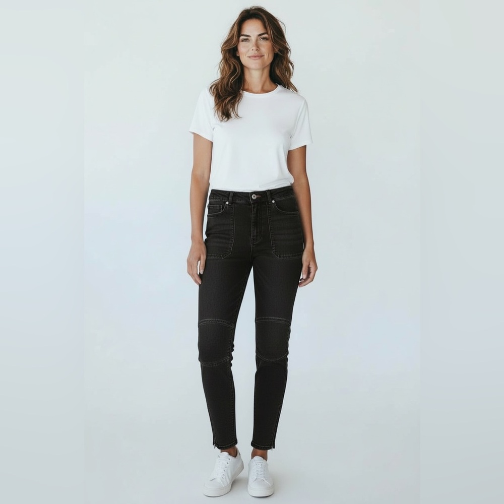 Anthropologie Pilcro High Rise Denim Legging Jeans size 29